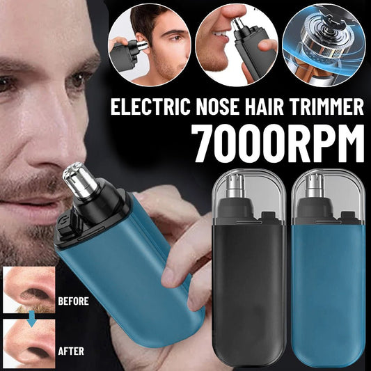 2 - in - 1 Nose & Ear Hair Trimmer – Compact, USB Rechargeable, Waterproof - O'Homely