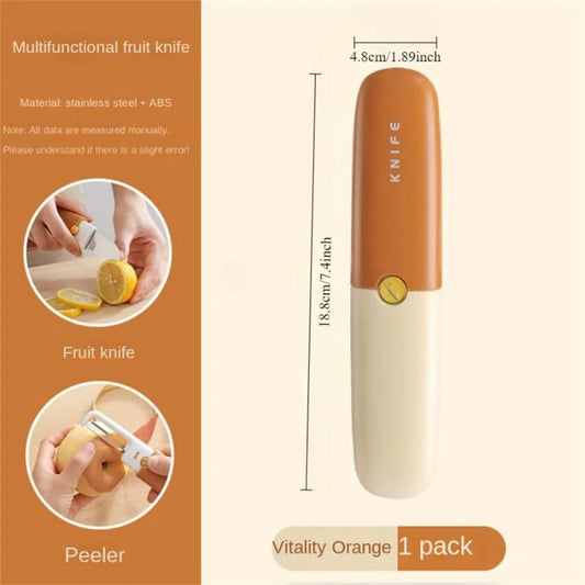 2 - in - 1 Peeler & Knife – Compact, Dual - Use Kitchen Tool - O'Homely