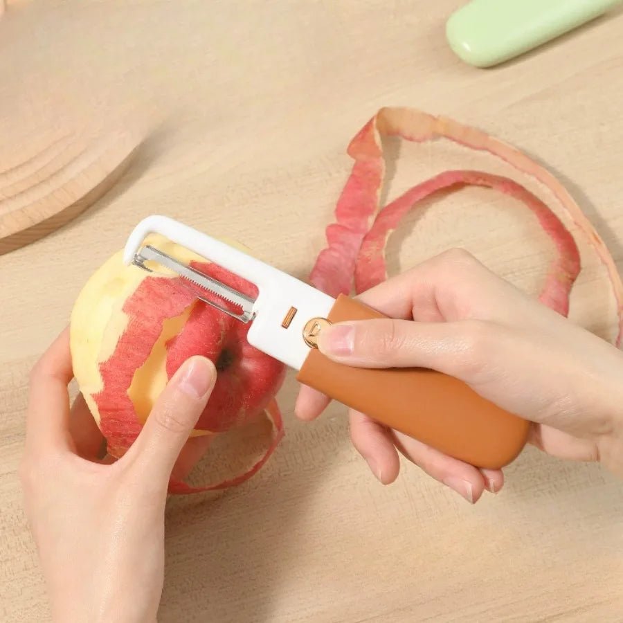 2 - in - 1 Peeler & Knife – Compact, Dual - Use Kitchen Tool - O'Homely