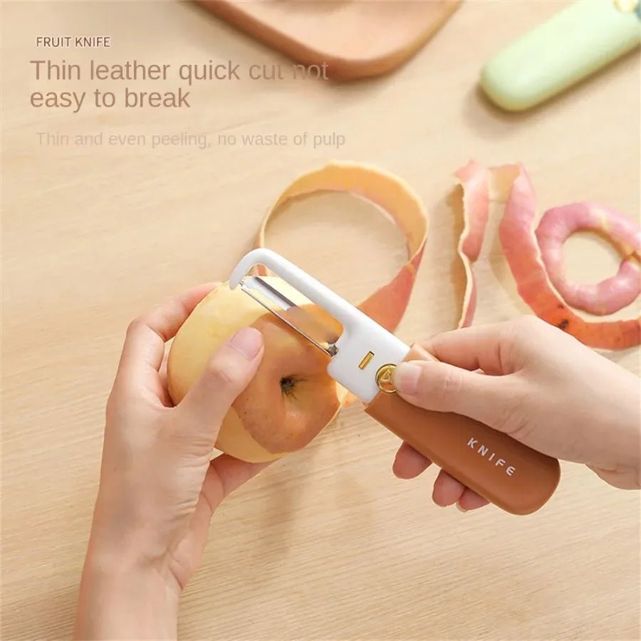2 - in - 1 Peeler & Knife – Compact, Dual - Use Kitchen Tool - O'Homely
