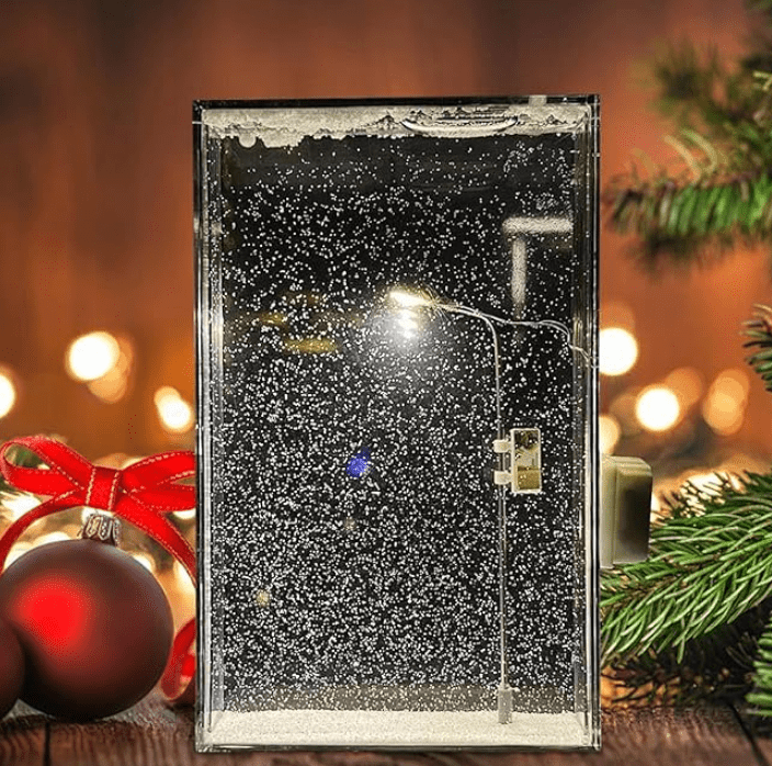 Handmade Snowfall Night Light – DIY Christmas Decor for Kids & Family - O'Homely