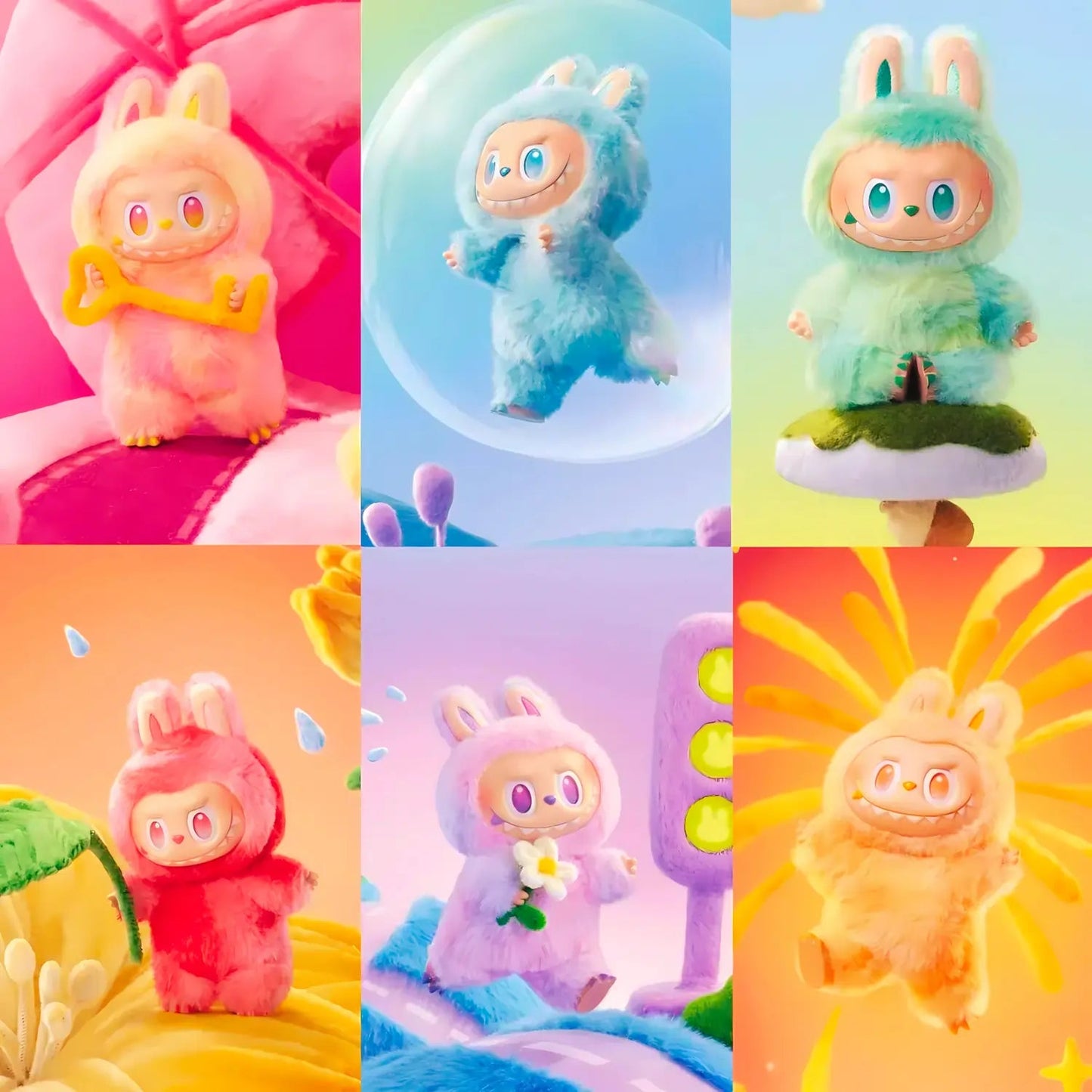 Labubu - Mystery Bunny Collectible Box – Cute Surprise Anime Figure for Desk & Gifts - O'Homely