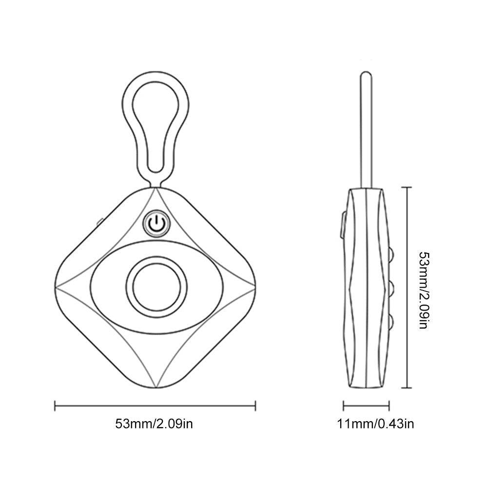 Mini Hidden Camera Detector – Infrared Keychain Device - O'Homely