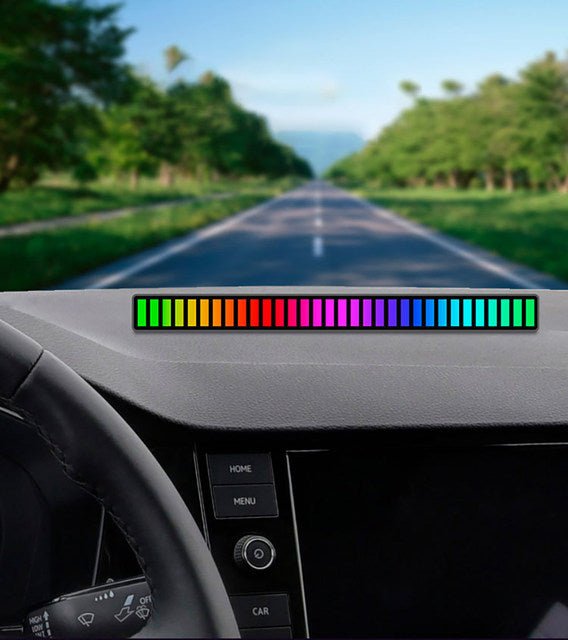 Smart RGB Rhythm Light Bar – Music Sync, Voice Activated, 9 Modes, App Control - O'Homely