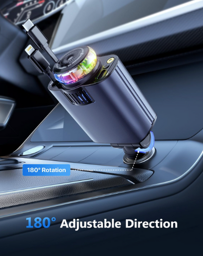 Aroma Diffuser Retractable Car Charger