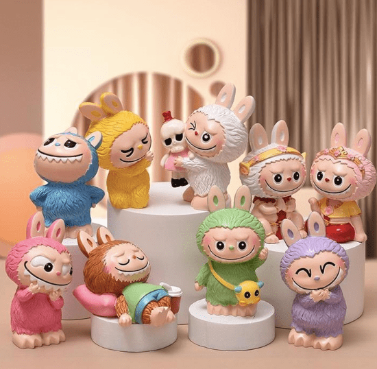 Labubu - Mystery Bunny Collectible Box – Cute Surprise Anime Figure for Desk & Gifts - O'Homely