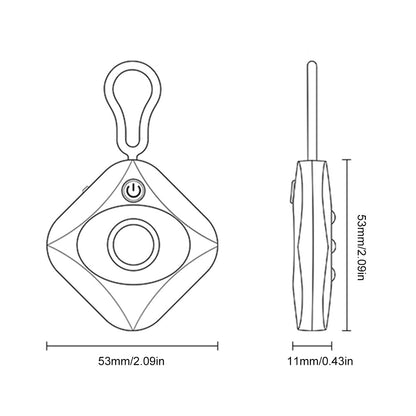 Mini Hidden Camera Detector – Infrared Keychain Device - O'Homely