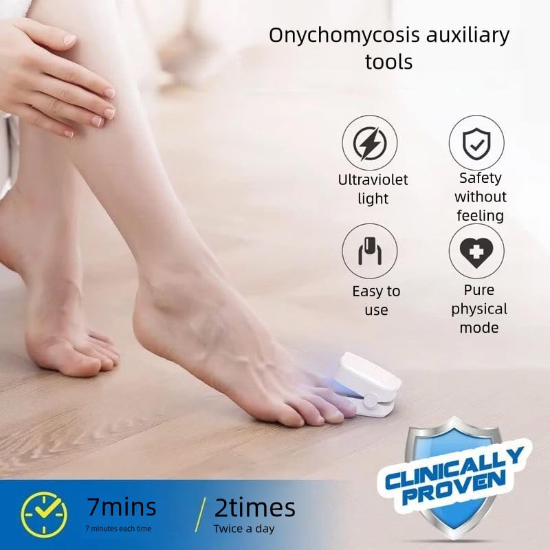 Portable Nail Fungus Laser Therapy – Blue Light Device for Safe & Effective Toenail Repair - O'Homely
