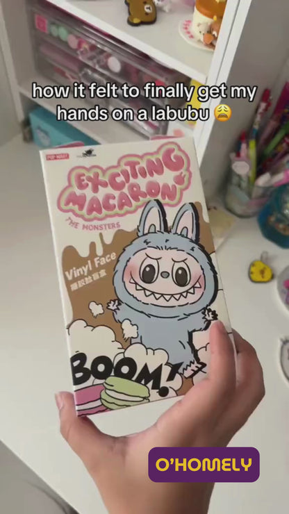 Labubu - Mystery Bunny Collectible Box – Cute Surprise Anime Figure for Desk & Gifts