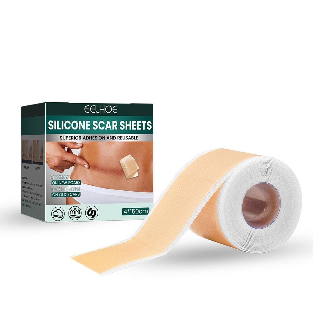Silicone Scar Tape Roll – Surgical, C - Section, Keloid, Tummy Tuck Scar Removal - O'Homely