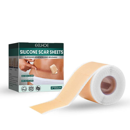Silicone Scar Tape Roll – Surgical, C - Section, Keloid, Tummy Tuck Scar Removal - O'Homely