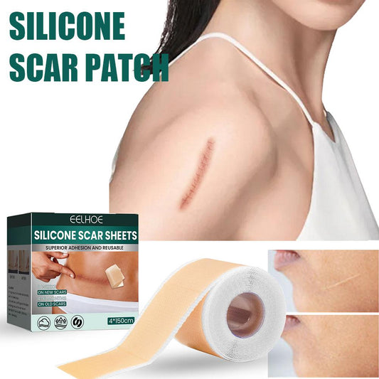 Silicone Scar Tape Roll – Surgical, C - Section, Keloid, Tummy Tuck Scar Removal - O'Homely