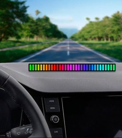 Smart RGB Rhythm Light Bar – Music Sync, Voice Activated, 9 Modes, App Control - O'Homely